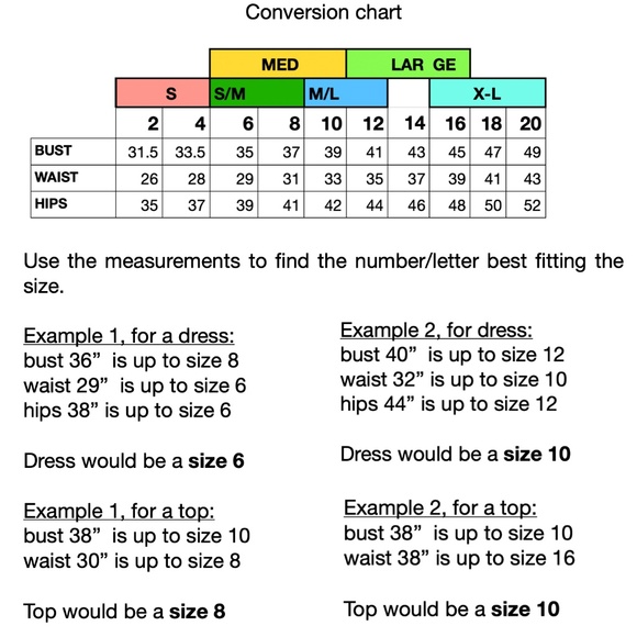 HOW TO CONVERT VINTAGE MEASUREMENTS FOR MODERN SIZING (Dress/top/coat/lingerie) - Picture 10 of 10